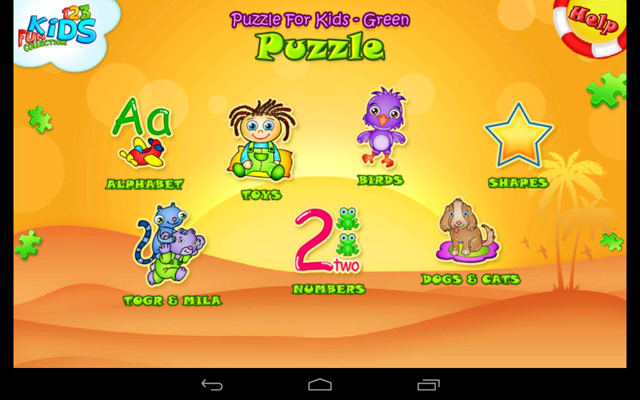 123 Kids Fun PUZZLE GREEN - App on Amazon Appstore